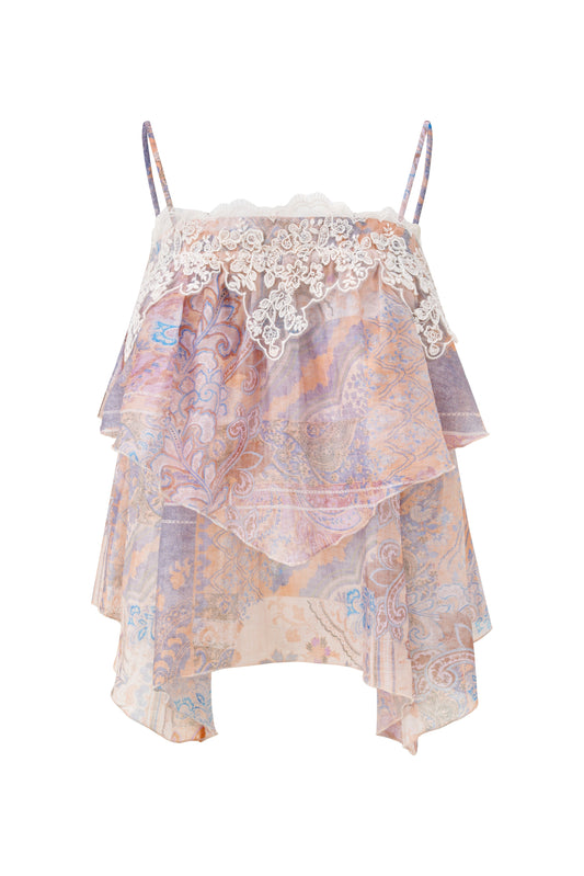 HEYCHIC Heritage Patchwork Cami Top (Multi)