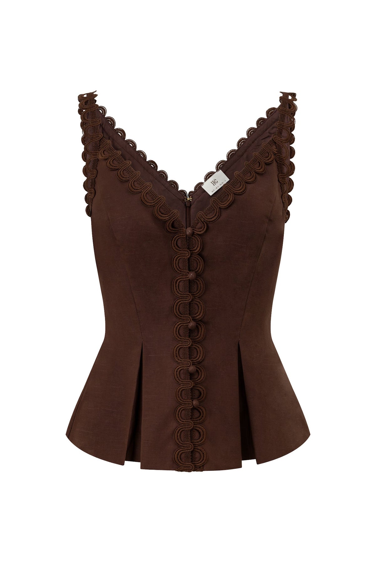 HEYCHIC Felicia Cami Top (Brown)