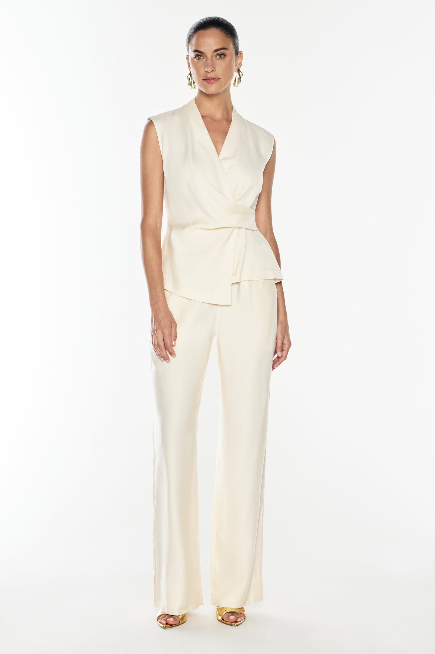 Love Philosophy Wrap Top (Champagne)