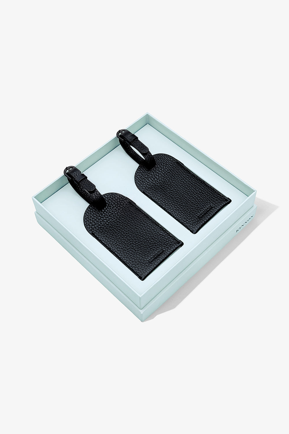 KINNON HALE LUGGAGE TAG DUO WITH HARDWARE (Black)