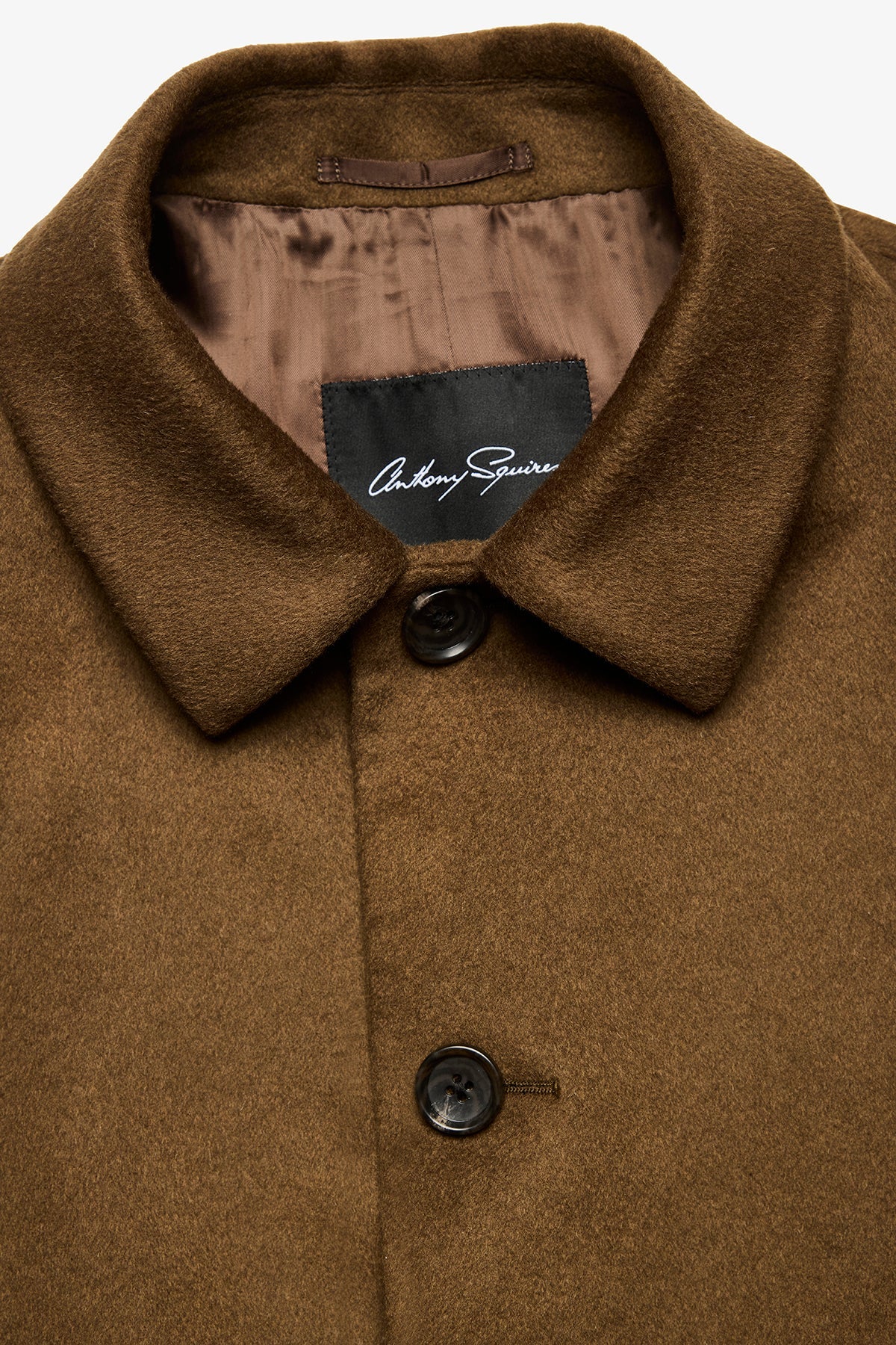 Anthony Squires Hale Wool/Cashmere Coat (Oat)