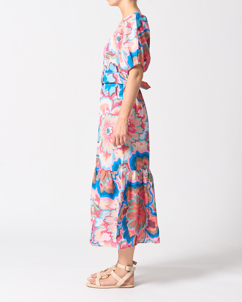 Walnut Melbourne Hawaii Dress (Bomba Di Fiori)