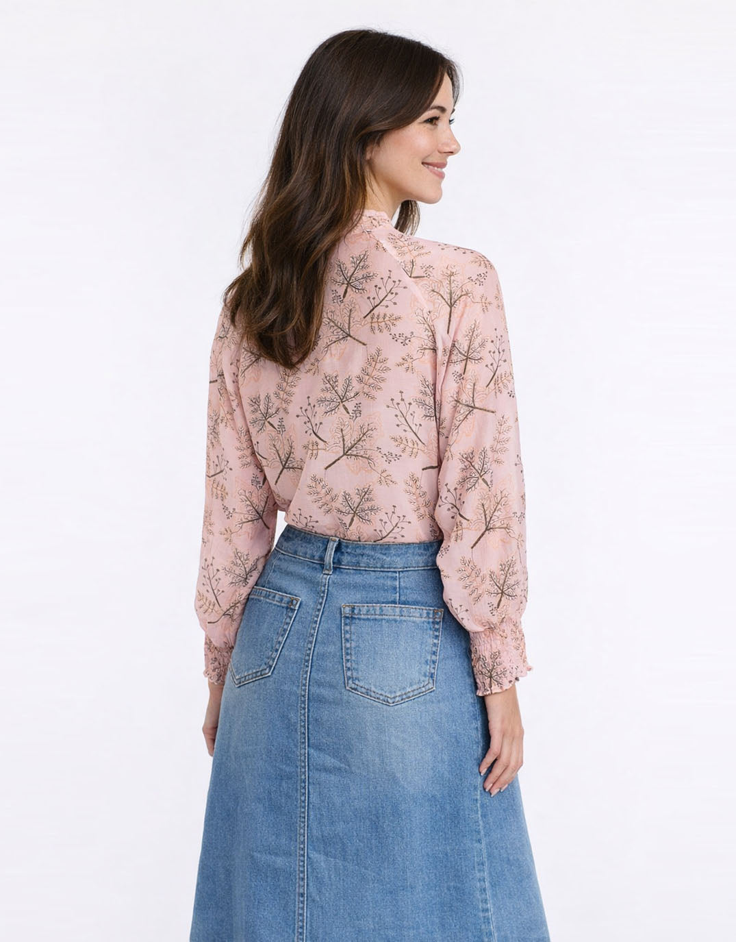 365 Days Hazel Blouse (Tea Rose Print)