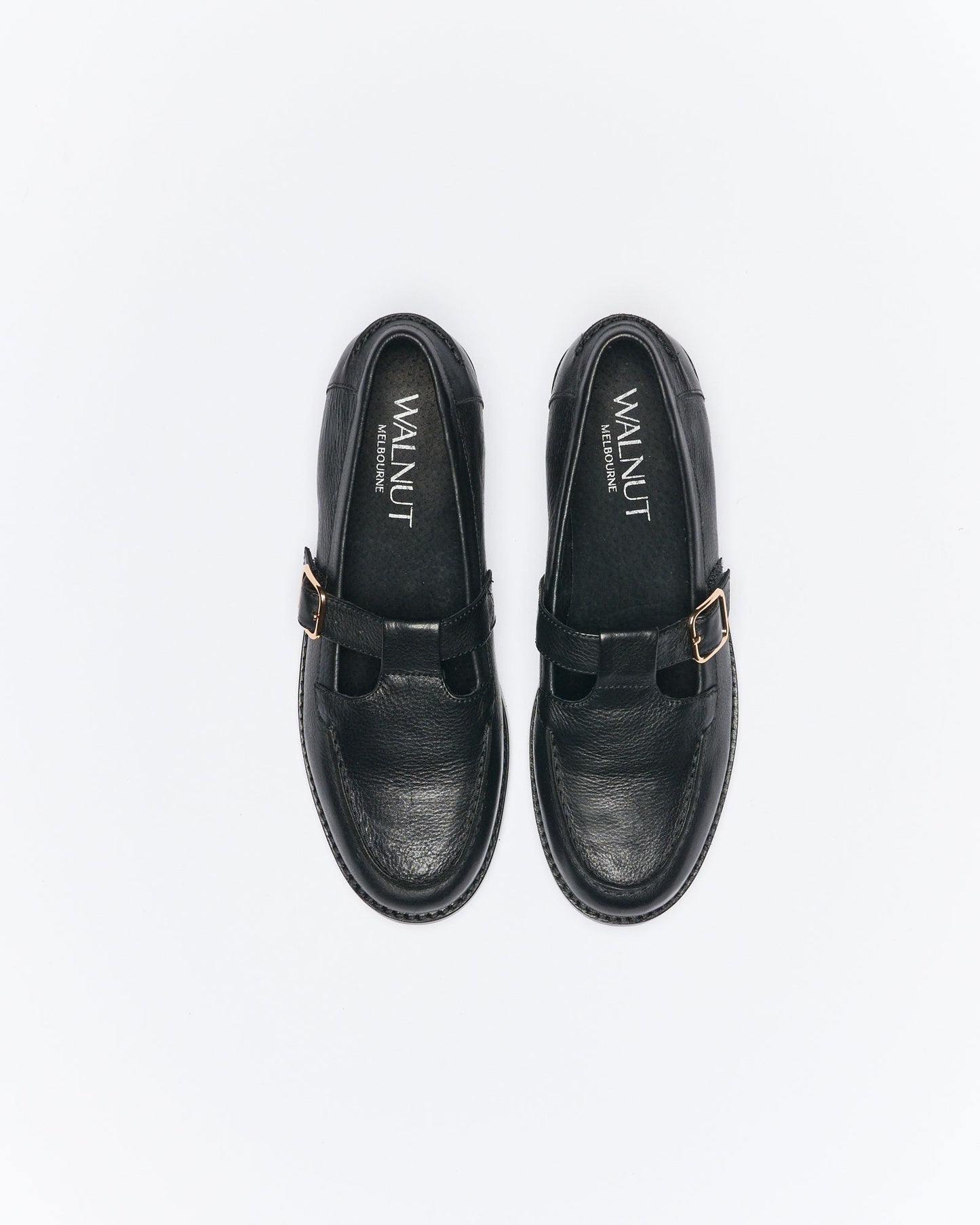Walnut Melbourne Helena Leather Loafer (Black)