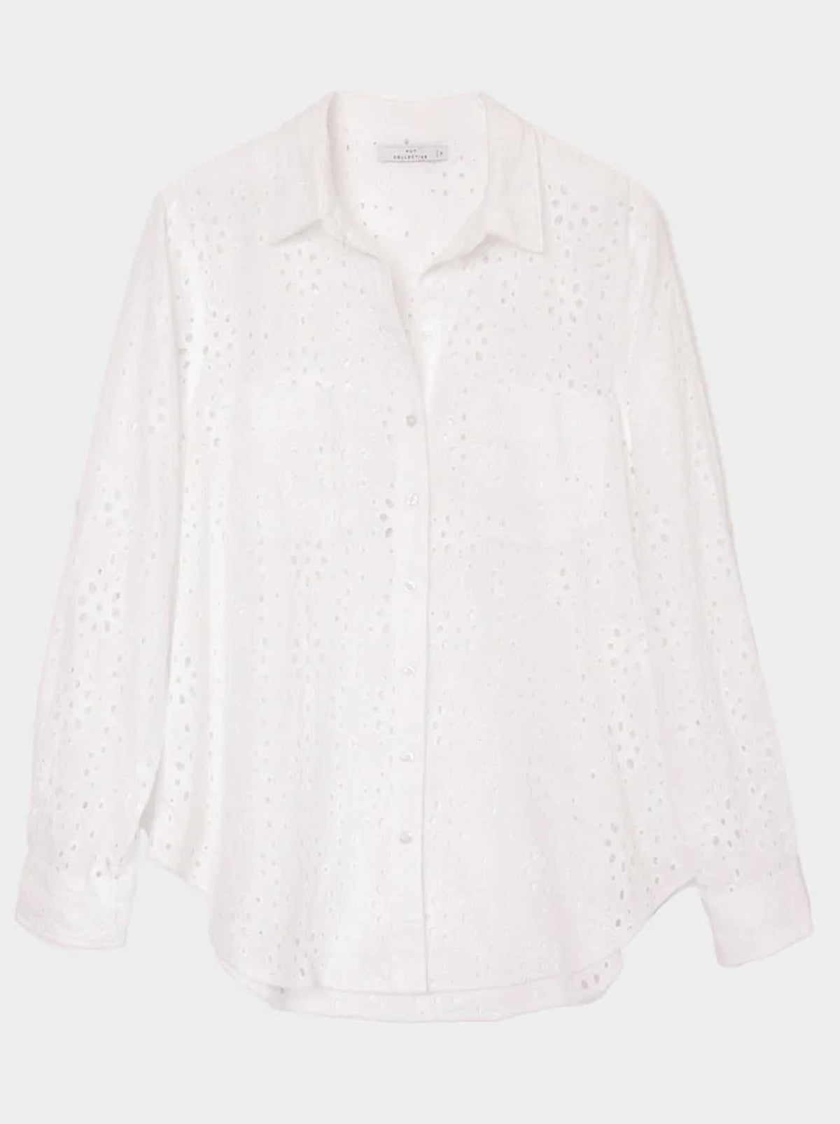 HUT THE BRODERIE SHIRT (Navy)