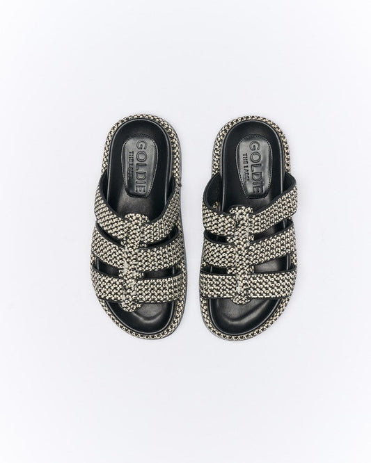 Walnut Melbourne Huxley Slide (Black Multi)