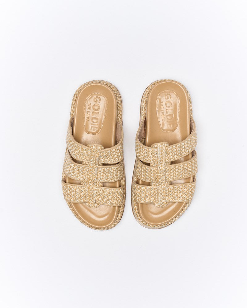 Walnut Melbourne Huxley Slide (Natural Multi)