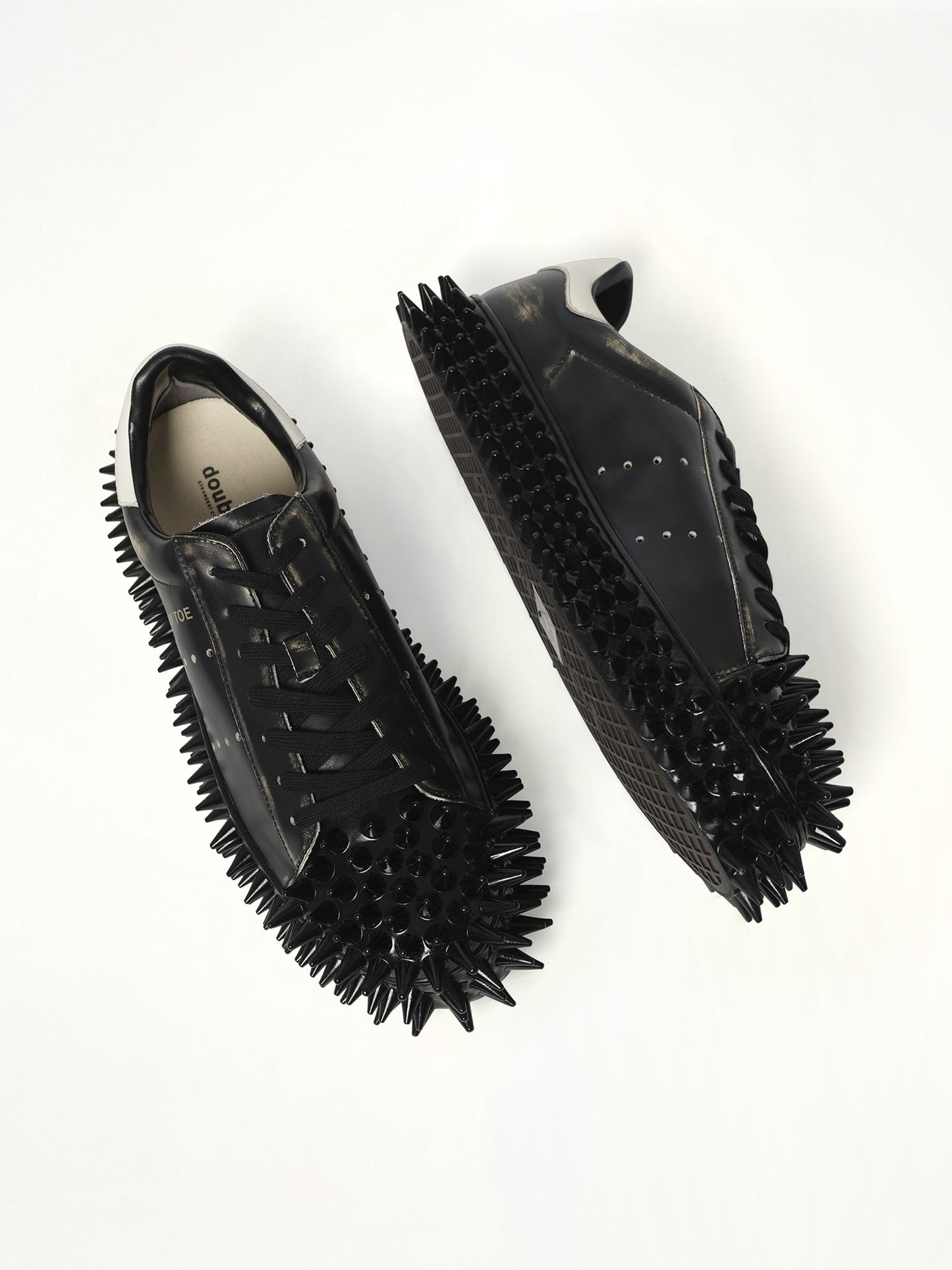 DOUBLET Spiky Leather Sneaker (Black)