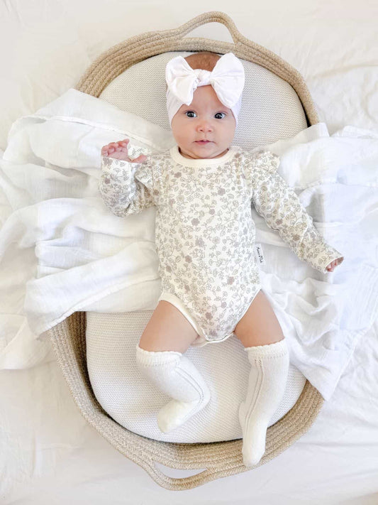 Pippy Floral Flutter Onesie