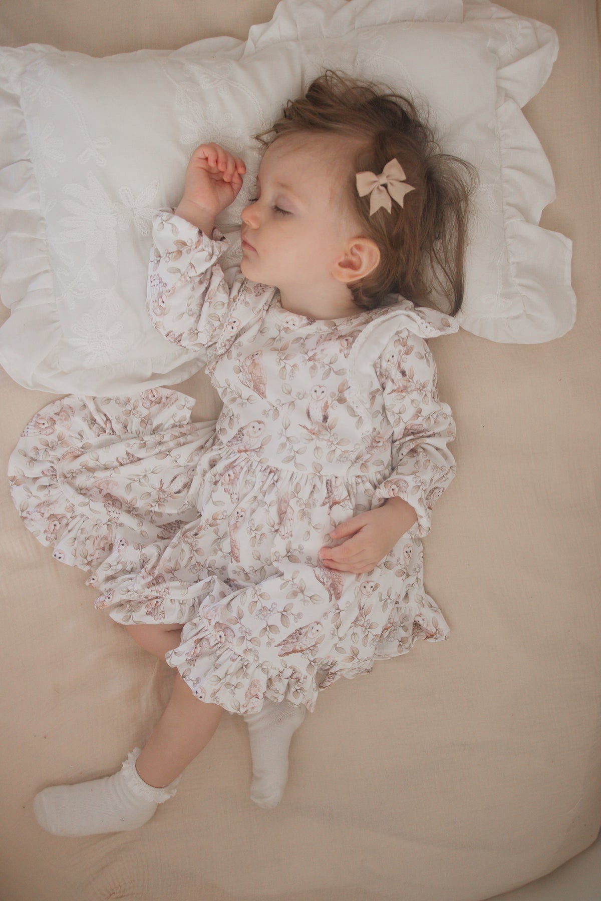 Barn Owl Ruffle Dress