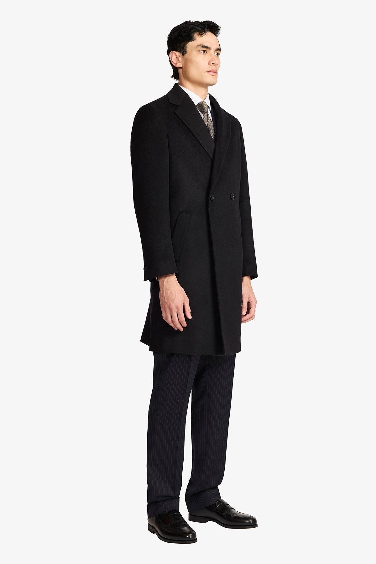 Anthony Squires Ivan Wool/Cashmere Coat (Oat)