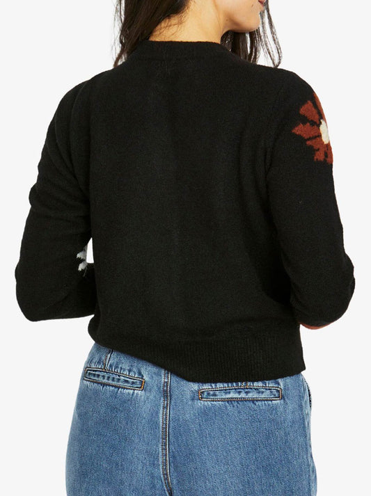 JUMP DAISY CARDIGAN (Black Combo)