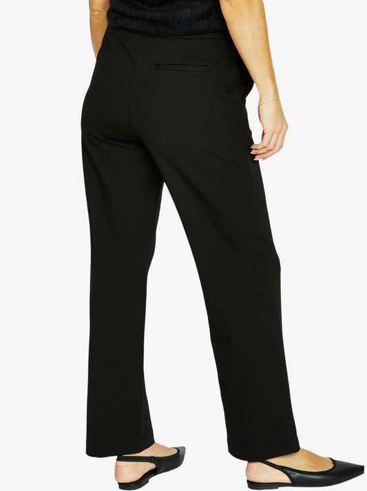 Jump Belted Ponte Pant (Black)
