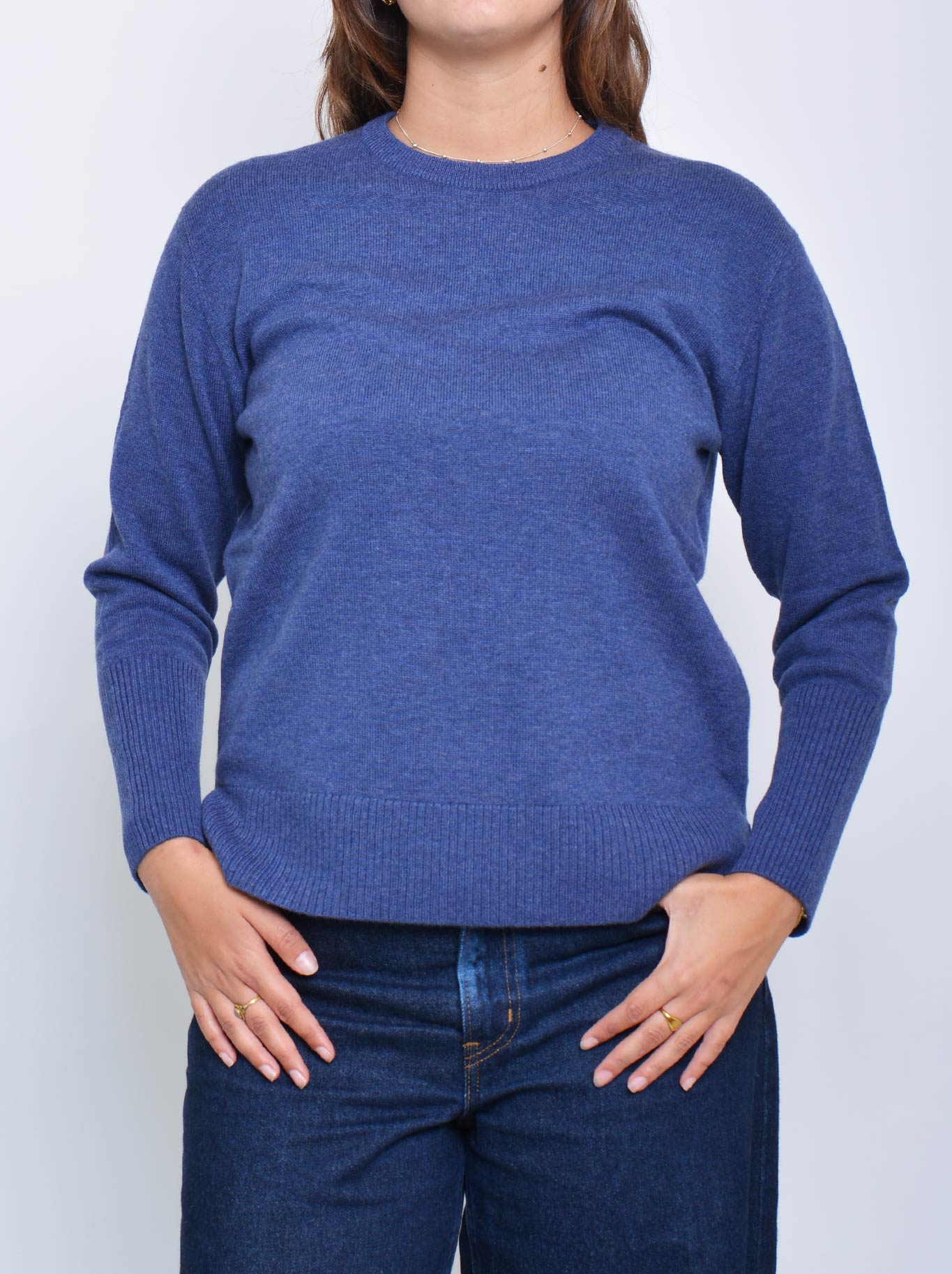 JAMES MELBOURNE CREW NECK KNIT (Cobblestone)
