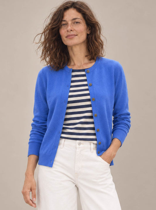 JAMES MELBOURNE PERFECT CARDI (Sky)
