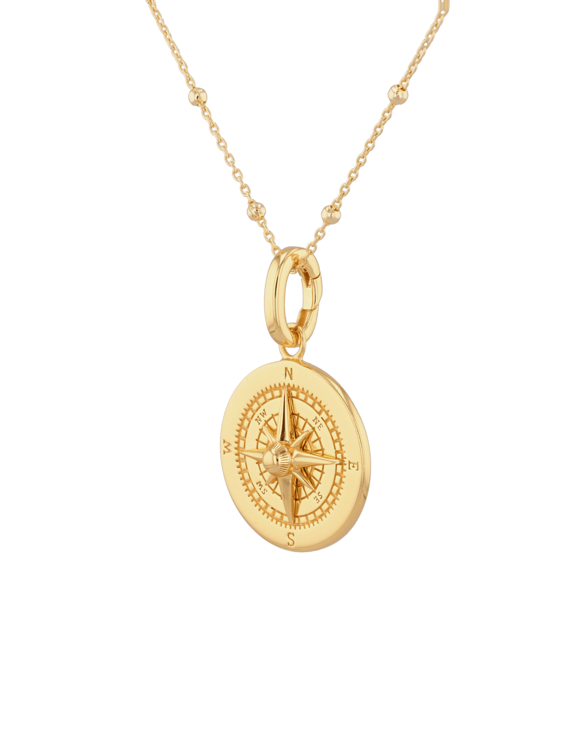LAVANA Journey Compass Gold Pendant