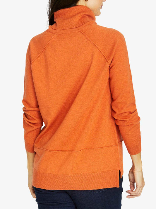 JUMP RAGLAN COWL PULLOVER (Pumpkin)