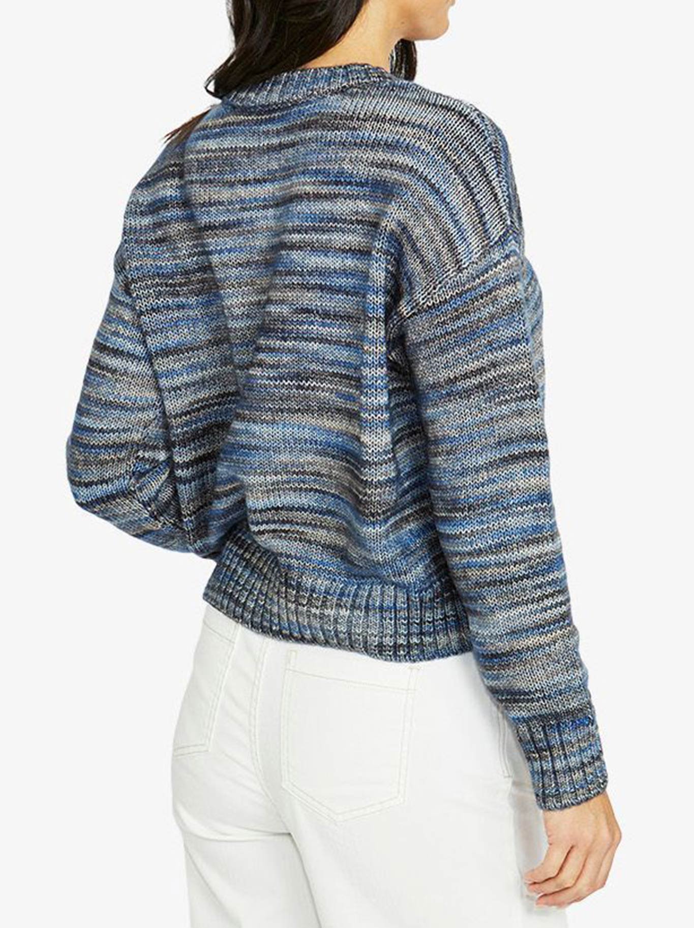 JUMP COLOUR MIX PULLOVER (Blue Mix)