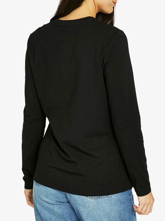 Jump Core Crew Long Sleeve Tee (Black)