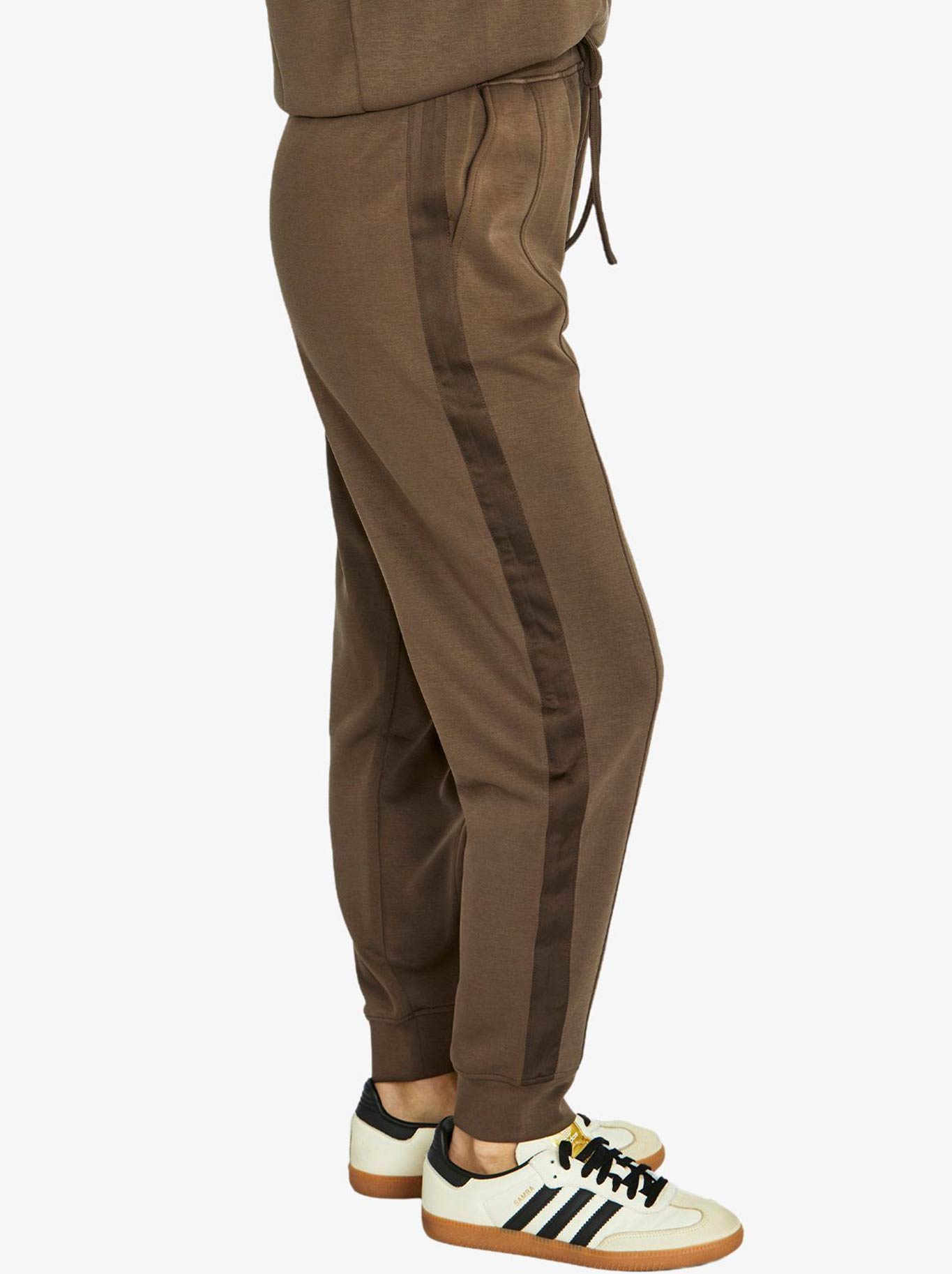 Jump Satin Trim Lounge Pant (Cocoa)