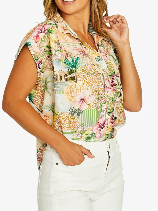 JUMP RESORT ROSES TOP (Multi)