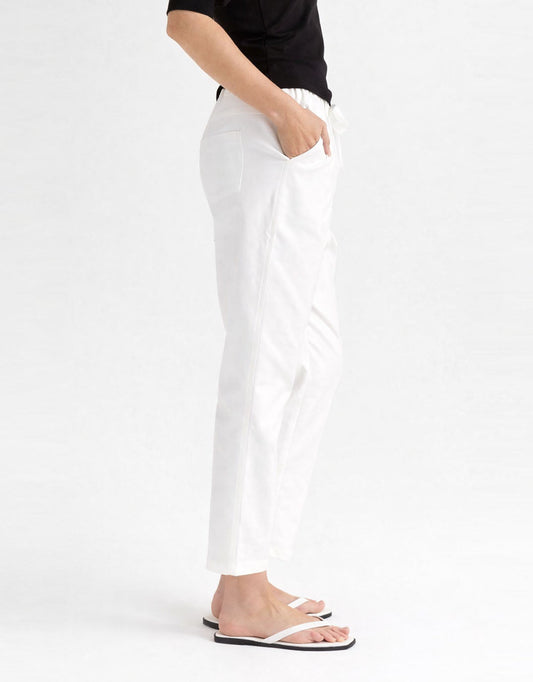Betty Basics Kenzie Jogger (White)