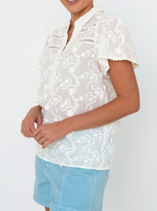 KIREINA VALENTINA SHIRT (White)