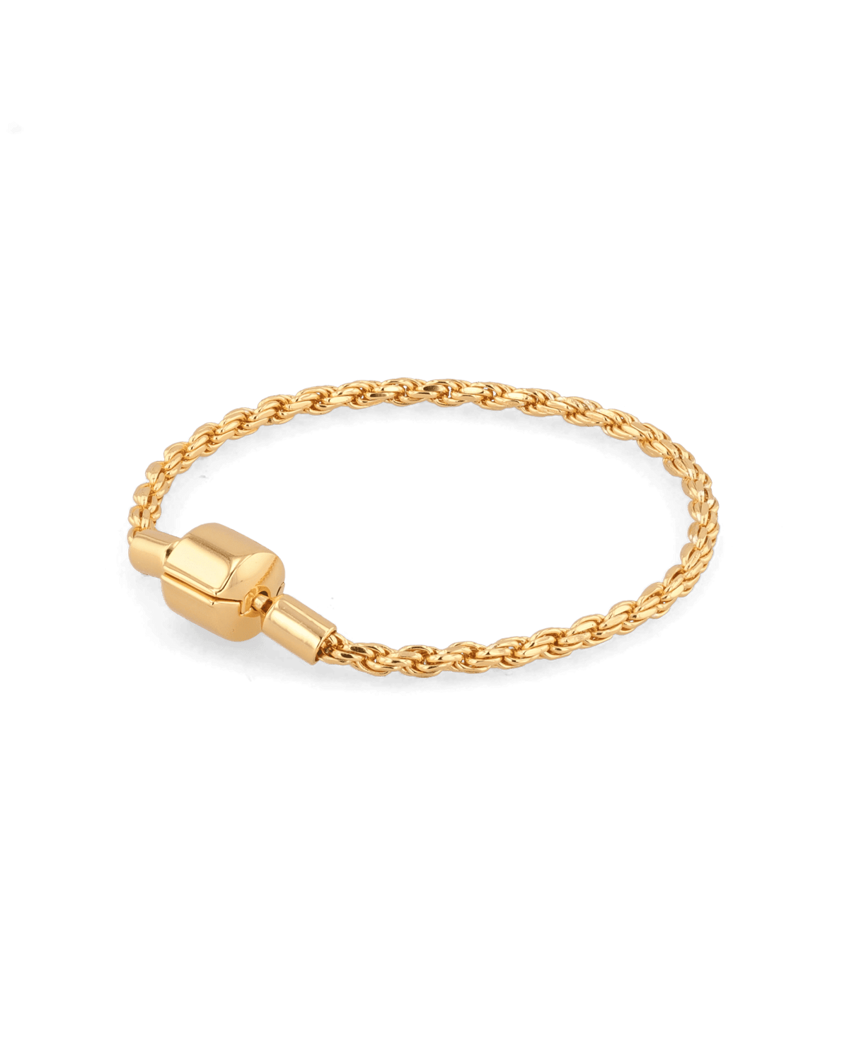 LAVANA La Mode Gold Rope Chain Bracelet