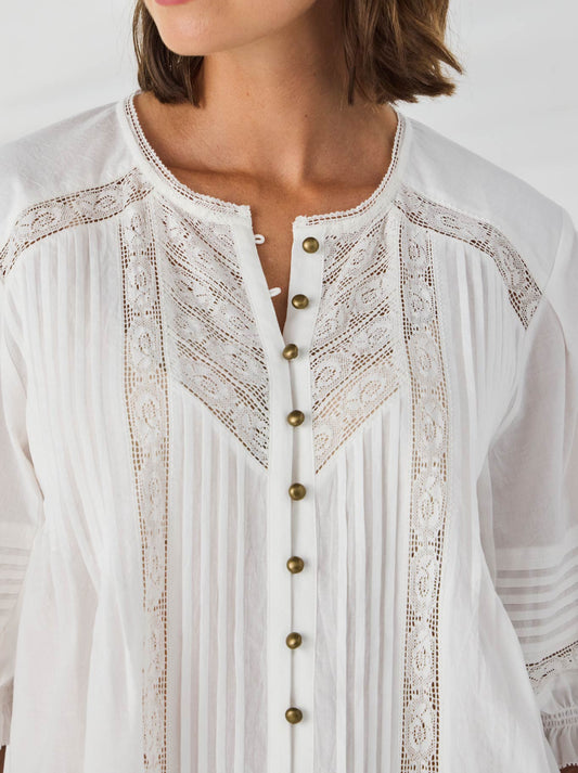 Lania The Label Dixie Shirt (Ivory)