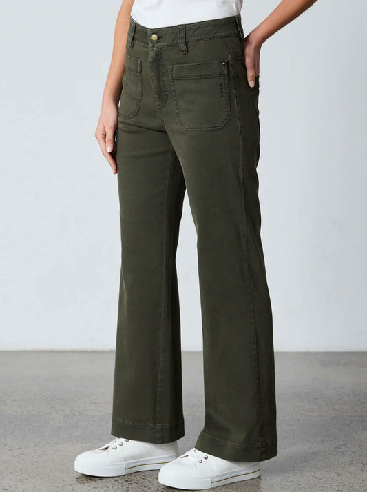 LANIA THE LABEL CHROME JEAN (Army)