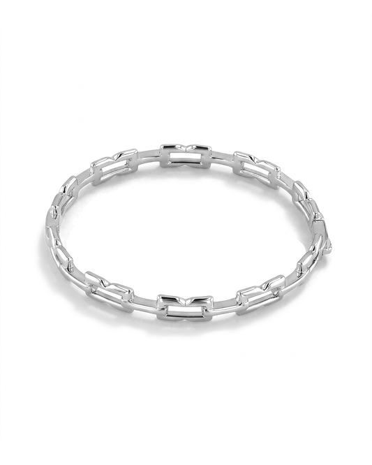 Lavana Signature Silver Bangle