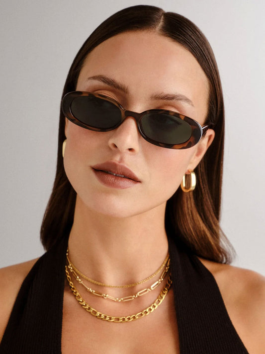 LE SPECS OUTTA LOVE SUNGLASSES (Tortoise)