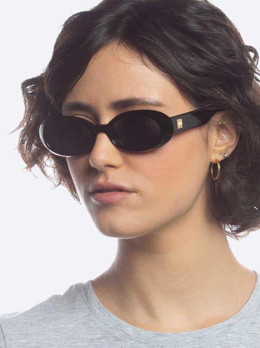LE SPECS WORK IT SUNGLASSES (Black)