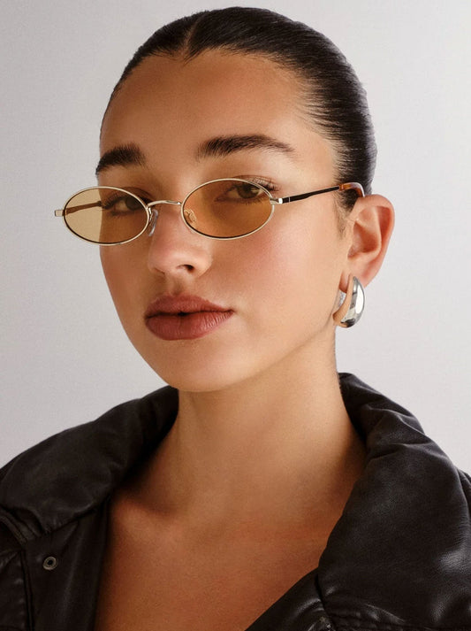 LE SPECS LOVE TRAIN SUNGLASSES (Gold)