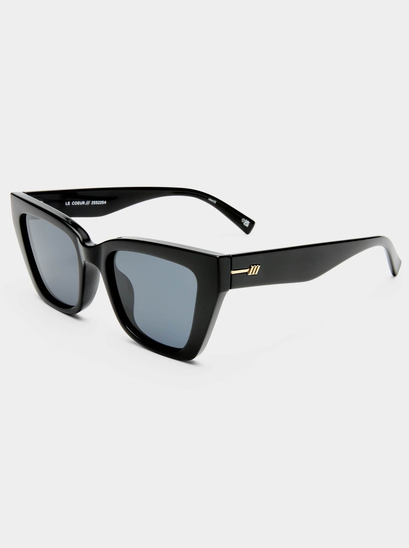 LE SPECS LE COEUR SUNGLASSES (Black)