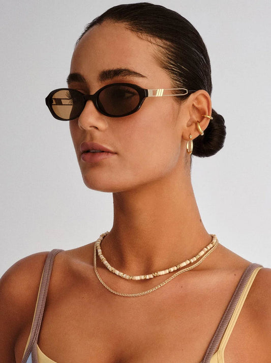 LE SPECS LUNITA SUNGLASSES (Black)