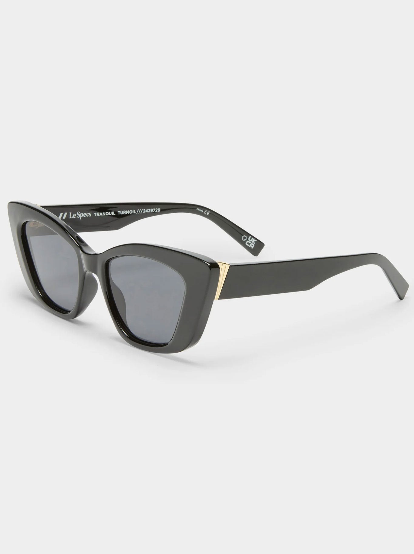 LE SPECS TRANQUIL TURMOIL SUNGLASSES (Black)
