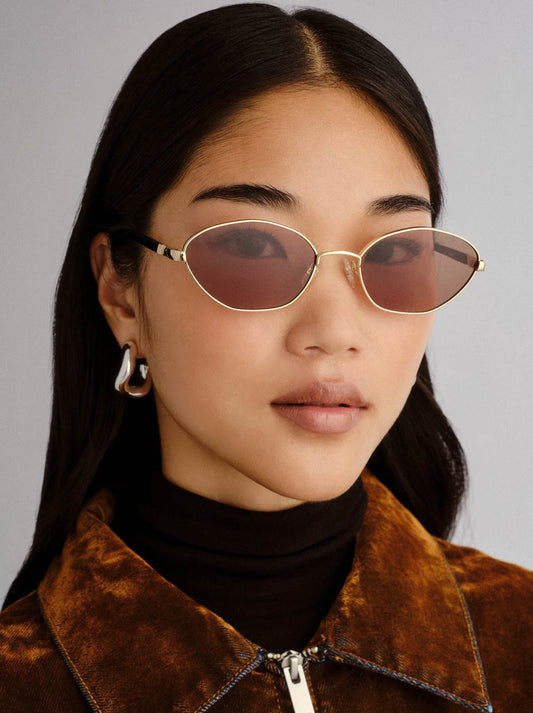 LE SPECS LE BEBE SUNGLASSES (Gold)