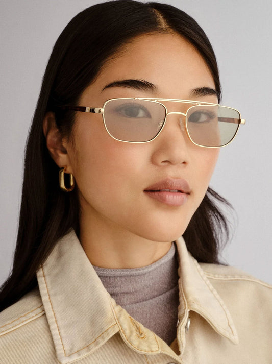 LE SPECS LE MIMI SUNGLASSES (Gold)