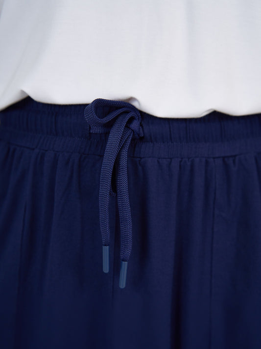 Lou Lou Lee Bamboo Skirt with Pockets (Navy)