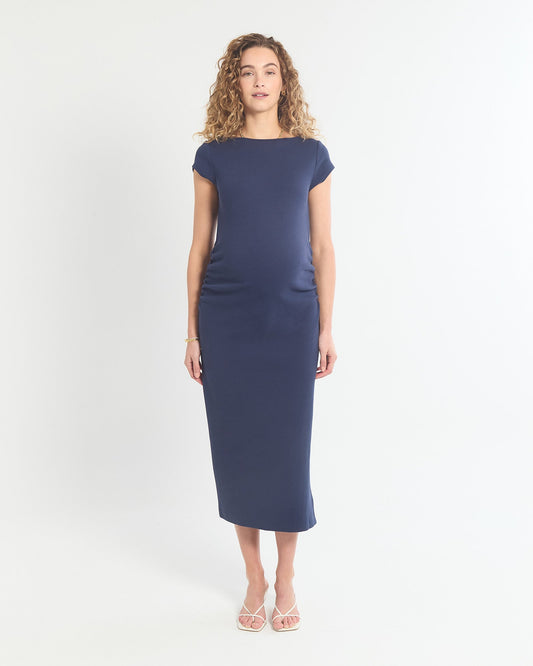 Soon Maternity Leo Midi Dress