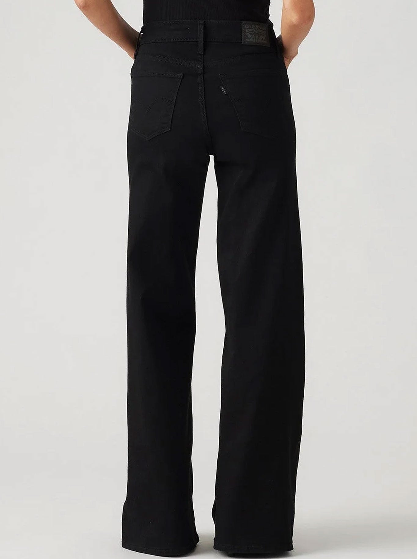 LEVI'S 318 SHAPING WIDE LEG JEAN (Soft Black)