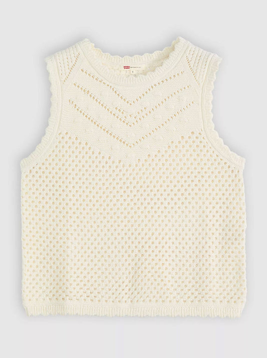 LEVI'S ADRIENNE CROCHET TANK (Egret)