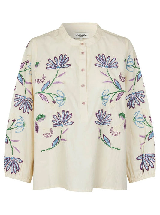 LOLLYS LAUNDRY FAITH BLOUSE (Creme)