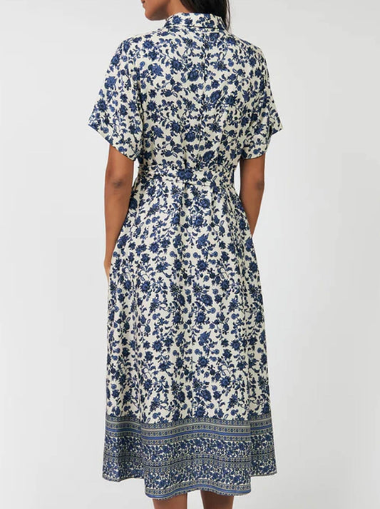 LOLLYS LAUNDRY BLAKE MIDI DRESS (Blue)