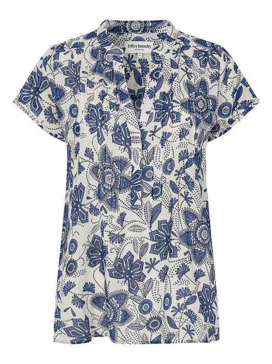 LOLLYS LAUNDRY HEATHER TOP (Blue)