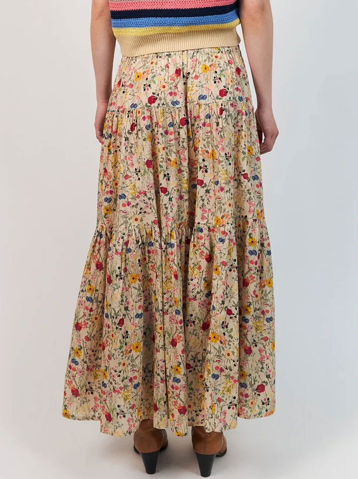 LOLLYS LAUNDRY SUNSET MAXI SKIRT (Flower)
