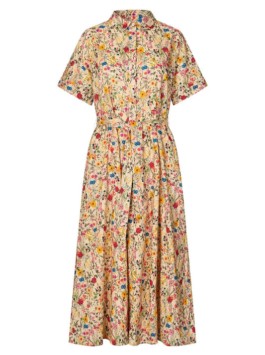LOLLYS LAUNDRY BLAKE MIDI DRESS (Flower)