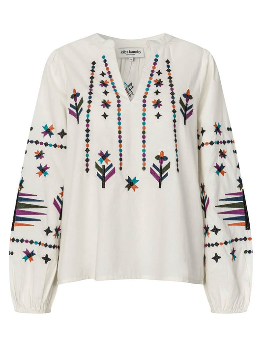 LOLLYS LAUNDRY BONNIE SHIRT (White)
