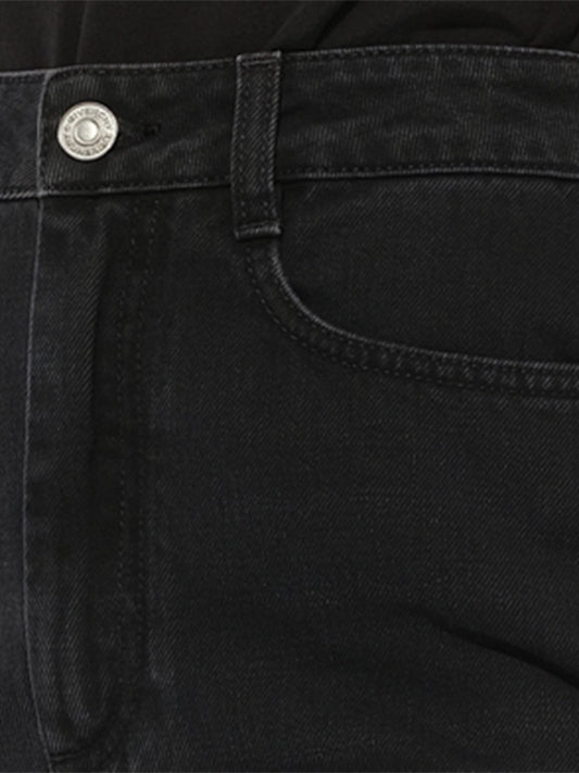 GIVENCHY Long Denim Skirt (Black)
